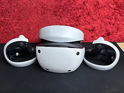 Sony PlayStation VR2 CFI-ZVR1 Headset & Sense Controllers PS5 PSVR2- PREOWNED • $325