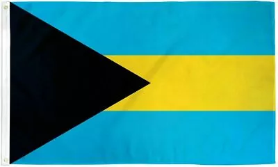 $4.44 • Buy 3x5 Bahamas Flag Country Banner Caribbean Island Pennant New 100D 
