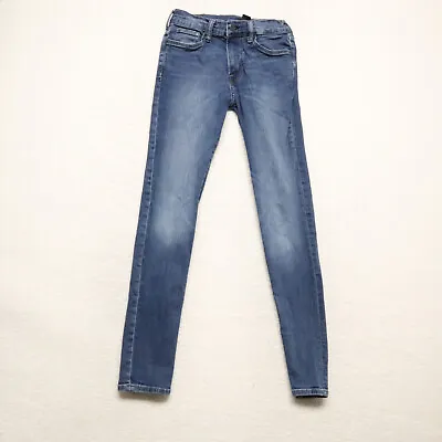 H&M &Denim Women's Size 28 Blue Skinny Medium Wash Cotton Blend Stretch Jeans • $11.61