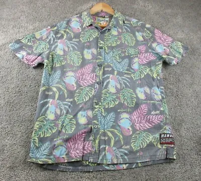 Mambo Loud Shirt Medium Button Up Collared Tropical All Over Print Hawaiian • $199.99