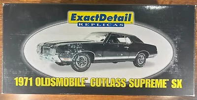 Diecast 1/18 Exact Detail 1971 Oldsmobile Cutlass Supreme SK Black New In Box • $245.88