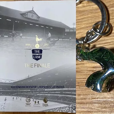 Tottenham Hotspur V Man Utd  The Finale Match Day Programme 2017 & Key Ring • £10