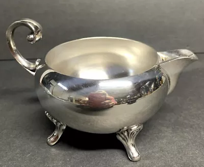 Vtg. EPCA (Electroplated Copper Alloy) Silver By Poole Creamer 108 • $18