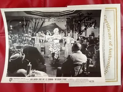 Doris Day SIGNED Photo Movie TV Actress Singer 1949 My Dream Is Yours Sexy! COA • $36