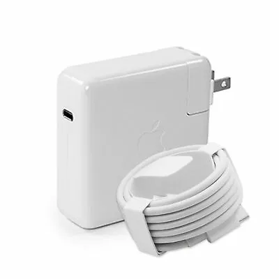 Genuine OEM 87W USB-C Type-C Power Adapter Charger For Apple Macbook Pro 15  13  • $27.99