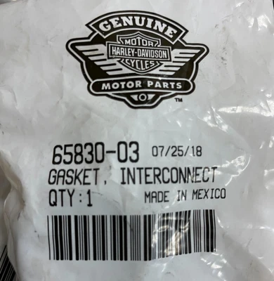 $10 • Buy Harley Davidson Genuine Interconnect Gasket OEM