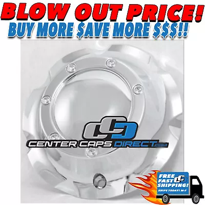 ECO Wheels Rim Center Cap Replacement 870 Chrome No Logo W/Screw BUY MORE & $AVE • $79.99