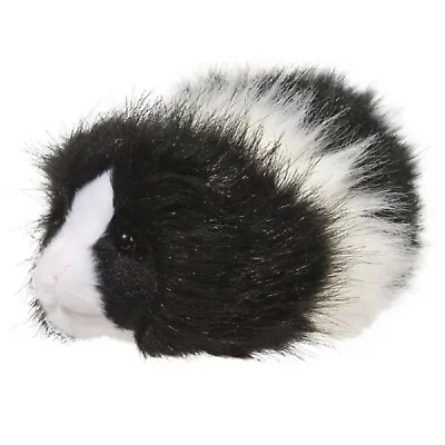 Douglas Cuddle Toys Angora The Black White Guinea Pig # 4112 Stuffed Animal Toy • $13.45