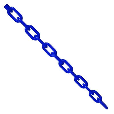 Plastic Barrier Chain Link Safety Decorative Garden Fence Blue 5m X 6mm • £9.75