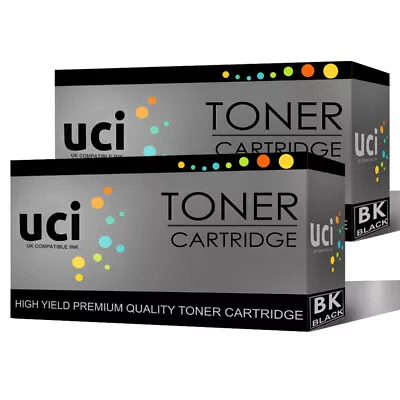 2 Black Toner Unbrand Fits For Q6000A 2600n 1600 CM1015 MFP CM1017 MFP • £35.99