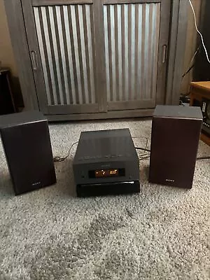 Sony CMT-BX1 Micro Hi-Fi System AM/FM CD Player W/ Speakers - No Remote Tested • $59.99