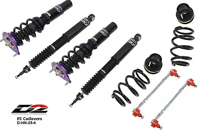 D2 Racing RS Coilover Adj Suspension For 17-21 Civic Hatchback Only D-HN-25-4 • $977.50