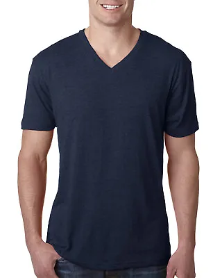 $8.98 • Buy Next Level Men's Preimuim Fit Triblend V-Neck S-XL T-Shirt R-6040