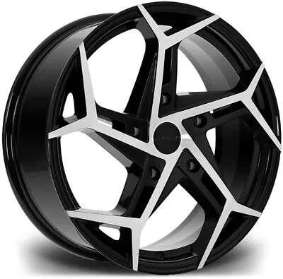 Alloy Wheels 18  Riviera RTV Black Polished Face For VW Transporter T5 03-15 • $1198.82