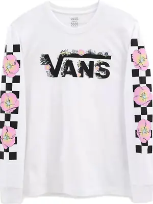 £15 • Buy Vans Troppy V L/S T-shirt/ White / Women / RRP £30