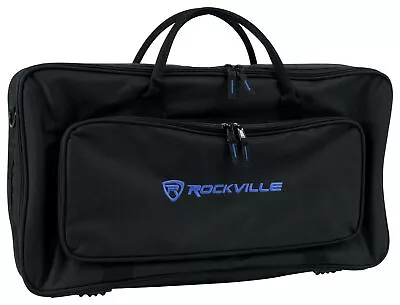 Rockville Heavy Duty Rugged Gig Bag DJ Case Fits Korg MICROKORG • $49.95