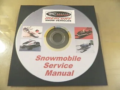 1974 1975 Mercury Snowmobile Service Manual_250 340 400 440 Trail & Sno Twister • $22.50