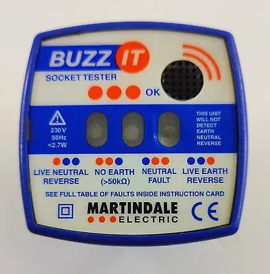 Martindale BZ101 Buzz-it Audible Check Plug • £15