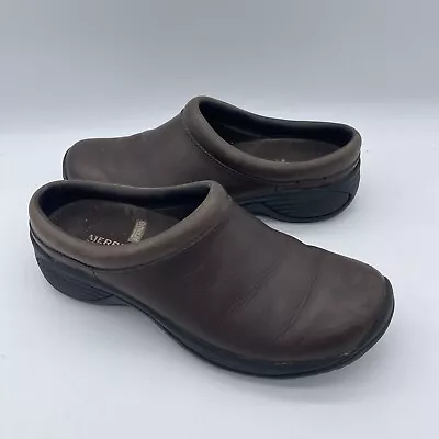 Merrell Encore Nova Womens Size 8 Clogs Mules J66332 Bespoke Brown Slip On Shoes • $44.90