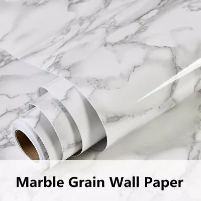 24  X 118  Marble Contact Paper Peel And Stick Countertop Granite Wallpaper Roll • $15.63