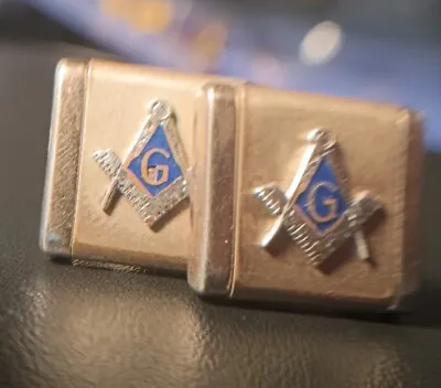 Vintage Swank Masonic Freemason Cufflinks  • $16.48