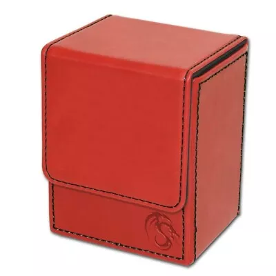 BCW RED Deck Case LX Gaming Card Holder Magnet Magic Gathering MTG Storage Box • $12.97