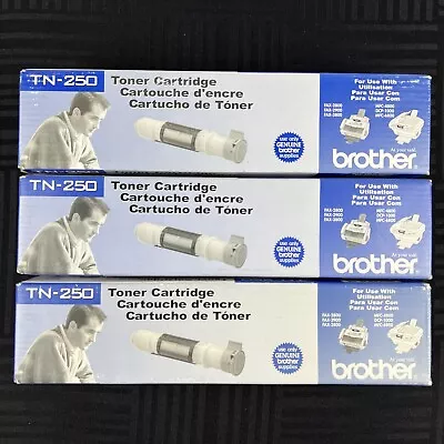 Brother TN-250 Black Toner Cartridge Set FAX-2800/2900/3800 MFC-4800/6800 • $35