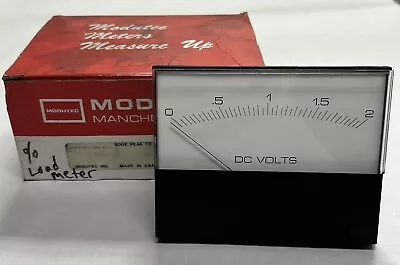 Moduteckt4s-dvv-002-nl-upanel Meter 0-2 Dc Volts Nos • $30