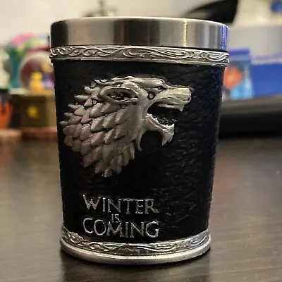 Game Of Thrones Winter Is Coming Stainless Steel Shot Glass • £10