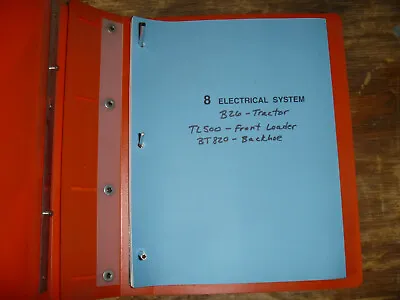 Kubota B26 Tractor Loader Backhoe Electrical Wiring Diagram Manual • $139.72