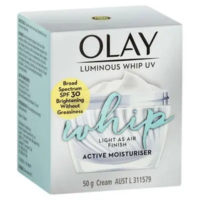 $29.99 • Buy Olay Luminous Whip UV SPF Face Cream Moisturiser 50g