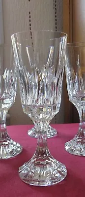 1 Glass Wine Red Crystal Baccarat Model D Assas Signed H 178 CM • £66.78