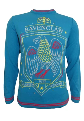 $50.82 • Buy Harry Potter Christmas Jumper Ravenclaw Crest Official Unisex Blue Ugly Sweater