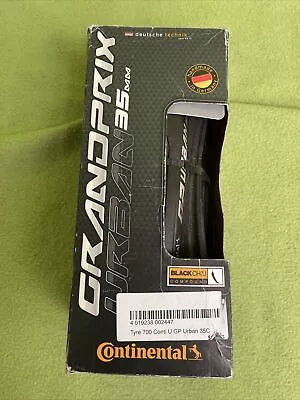 Continental Grand Prix Urban Folding Clincher Tyre Black/Black Reflex 700 X 35mm • $45