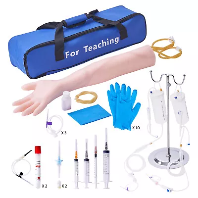 VEVOR IV Practice Kit Phlebotomy Venipuncture Practice Arm For Students Nurses • $59.99