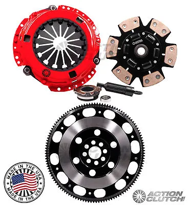 Ac Stage 3 Clutch Kit+lite Flywheel For Honda Accord Prelude F22 H22 H23 Motor • $739.50