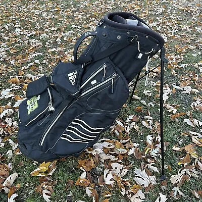 Adidas Stand Golf Bag Carry Straps 6-way Harps Open Logo • $99.99