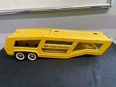 Vintage 1970's Tonka Transport Car Hauler Trailer W/Ramp - 24  - Very Clean! • $14.05