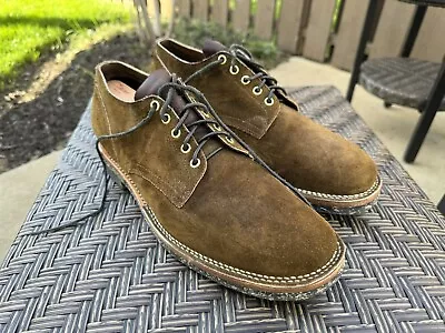 Viberg X Withered Fig Mushroom Chamois Roughout 145 Oxford 1035 Last Size 12 US • $750