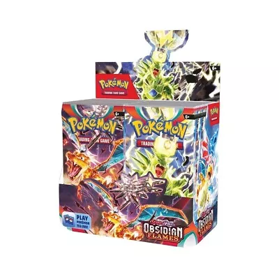 Pokémon Scarlet & Violet OBSIDIAN FLAMES Booster Box 36 Packs New Sealed • $97.88