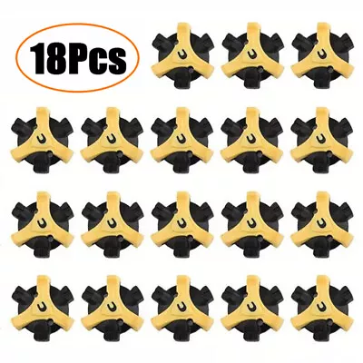 18Pcs SCORPION STINGER GOLF SPIKES (SMALL METAL) | YELLOW/BLACK Anti-Skid Cleats • $11.50