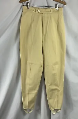 Vertigo Pour La Ville Stir Up Pants Women 42 Yellow Pleated Front Cotton Spandex • $13