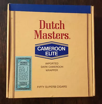 Dutch Masters Cameroon Elite Cigar Box Estate Auction • $16