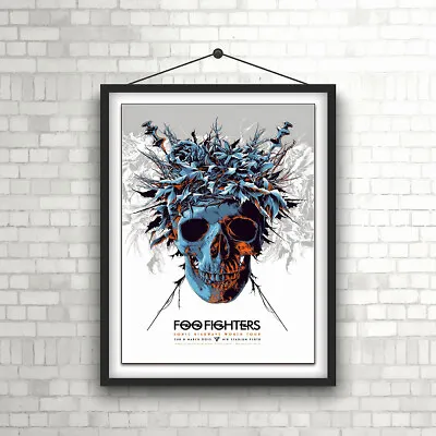 $14.98 • Buy Foo Fighters  Perth Australia Vintage Concert  Poster