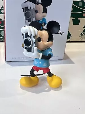 £12.99 • Buy Tourist Mickey Mouse Christmas Disney Hallmark Keepsake Ornament NIB