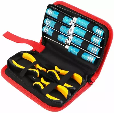 £23.46 • Buy 10 IN 1 RC Tools Kits Box Set Screwdriver Pliers Hex Sleeve Socket Repair For RC