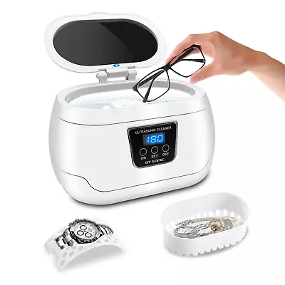 Ultrasonic Cleaner Professional Ultrasonic Jewelry Cleaner 20 Ounces(600ML) Wit • $53.01