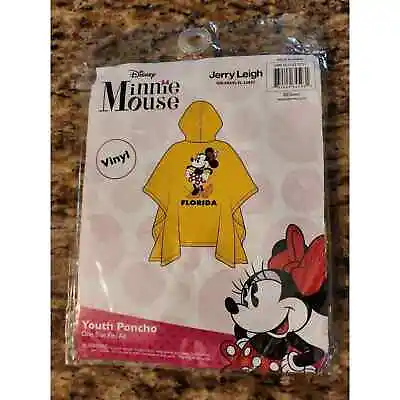 New Disney Jerry Leigh Minnie Mouse Rain Poncho Youth OS • $14