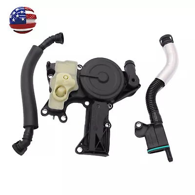 PCV Valve With Breather Hose Kit Fit Audi A4 Allroad A5 B8 A6 C7 Q3 Q5 2.0T TSI • $59.09