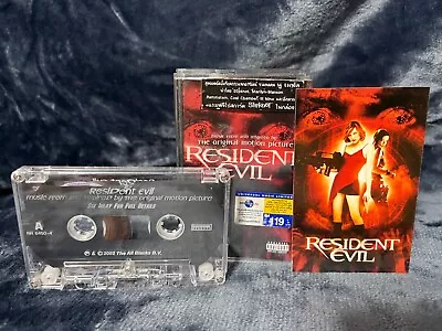 Resident Evil Soundtrack Cassette Tape Rammstein Marilyn Manson Slipknot Card • $25.95